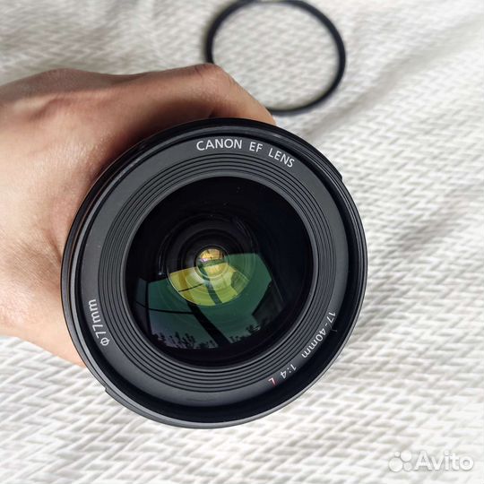 Объектив canon ef 17 40 l +фильтры