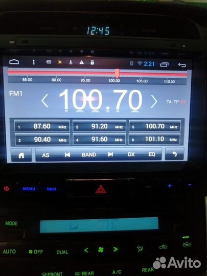 Магнитола на toyota land cruiser 200
