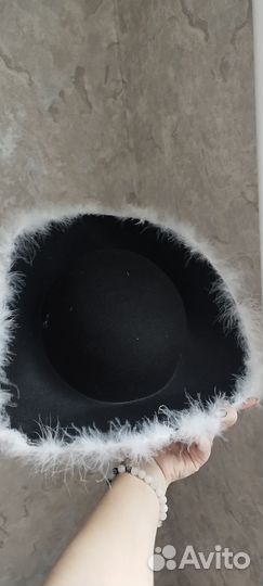 Шляпа пирата треуголка(мушкетёра)