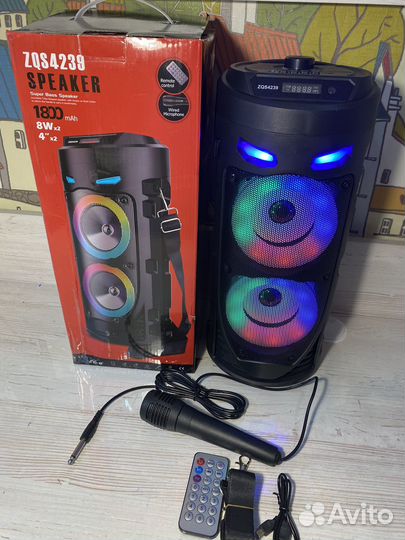 Портативная колонка с карооке Bluetooth