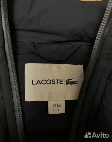 Пуховик lacoste