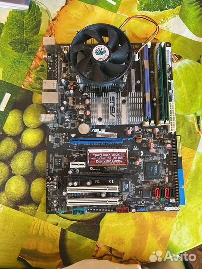 Lga 775 комплект 4 ядра 4 гига