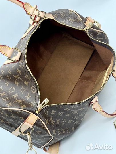 Дорожная сумка Louis Vuitton LV коричневая