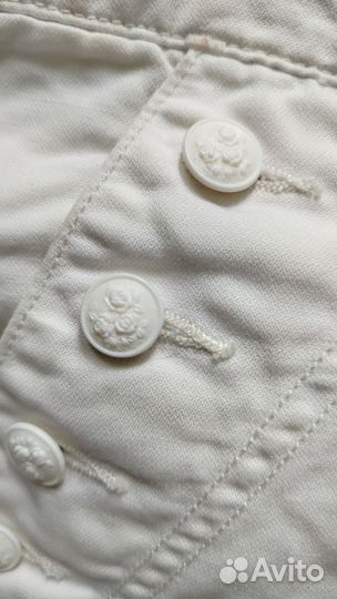 Брюки летние diesel лён белые