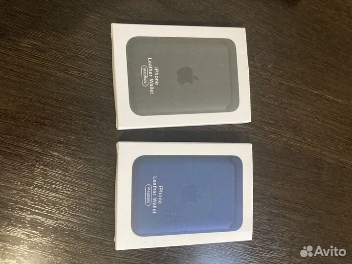 Картхолдер apple leather wallet magsafe
