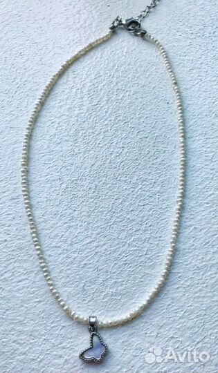 Чокер из натурального жемчуга