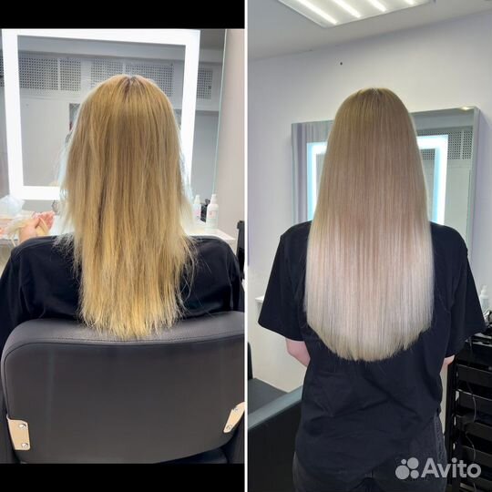 Наращивание волос / микронаращивание волос