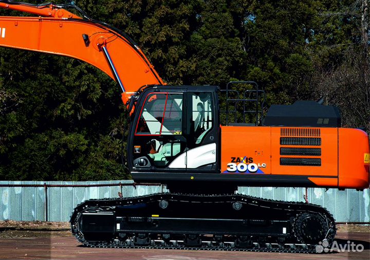 Стекло дверное левое верхнее (неподвижное) Hitachi