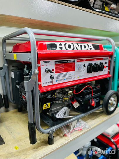 Бензиновый генератор Honda 5.5квт электростартер