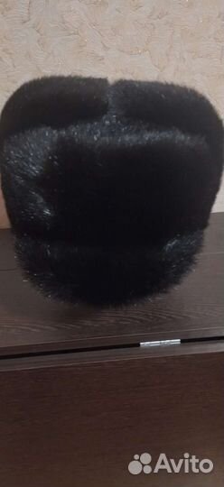 Норковая шапка мужская, 58 размер