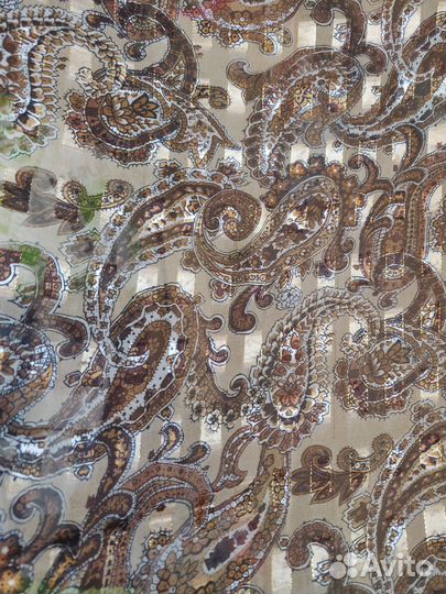 Шарф коричневый