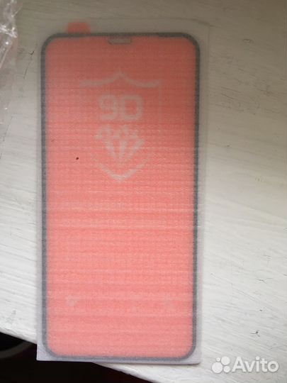 Стекло защитное для айфона много новое