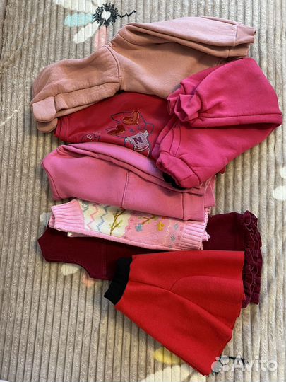 Вещи пакетом на девочку 98 104