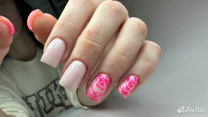 Маникюр с покрытием гель лак