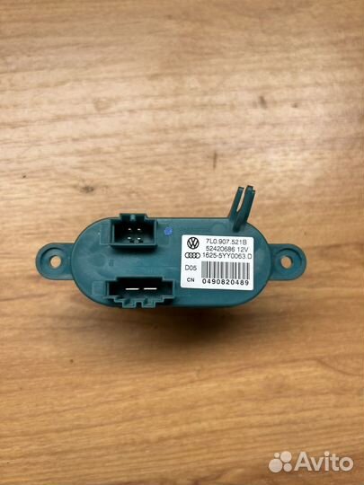 Резистор электровентилятора отопителя