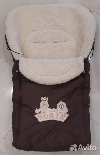 Кокон конверт в санки коляску