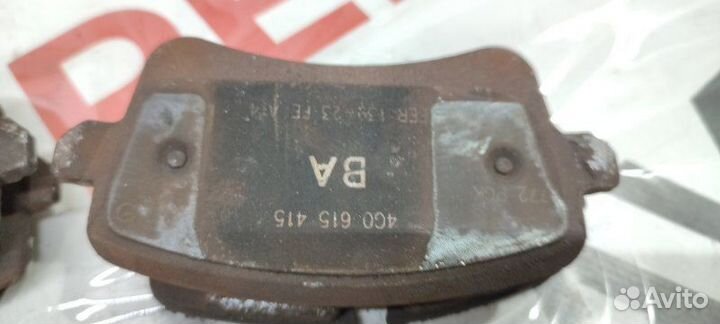 Колодки тормозные задние Audi A6 4G CGW 18.04.2011