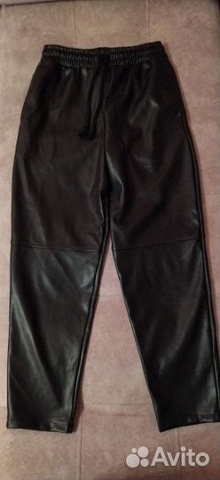 Брюки кожаные