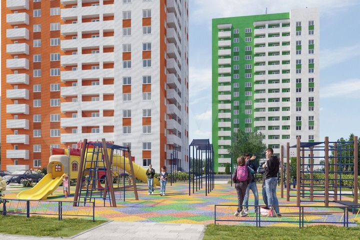 2-к. квартира, 53,7 м², 9/16 эт.