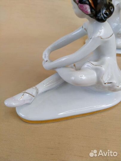 Статуэтки балерины Машенька и Дашенька лфз (дефект