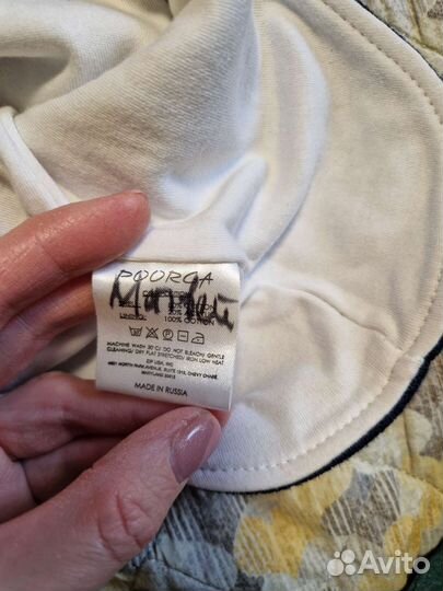 Шапка шлем хлопковый