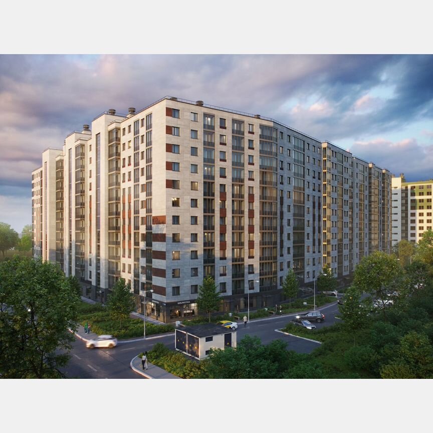 1-к. квартира, 31,1 м², 11/12 эт.