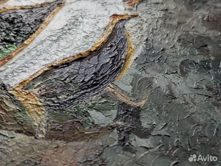 Картина маслом на холсте Хлопок