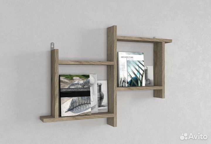 Новая навесная полка настенная для книг растений