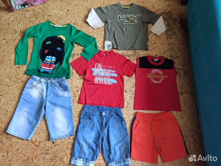 Пакет одежды на мальчика 110-116