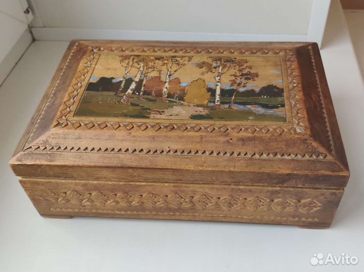 Винтажная шкатулка СССР