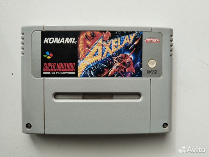 Axelay Super Nintendo Snes
