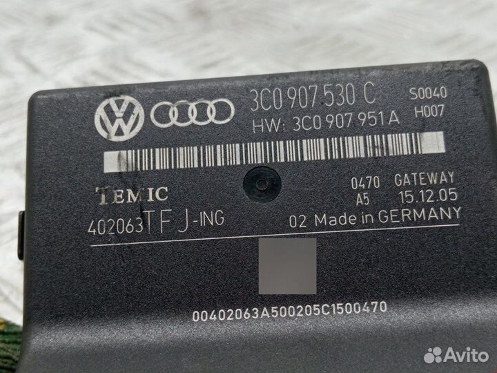 Блок комфорта для Volkswagen Passat 6 3C0907530Q