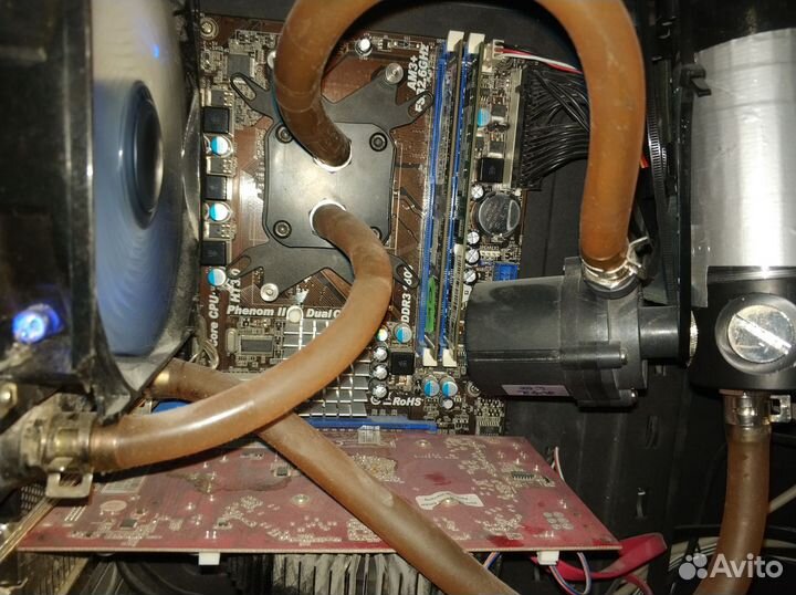 Компьютер системный блок монитор