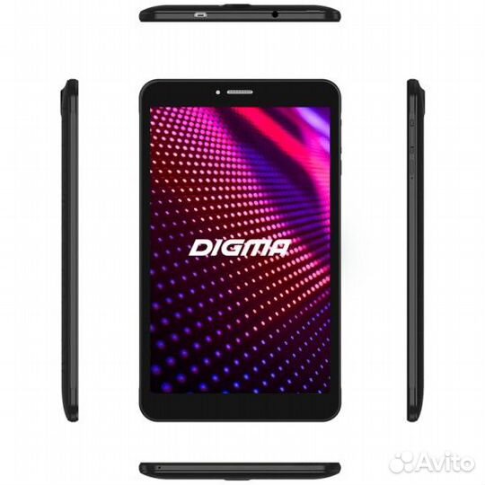 Планшет Digma citi 8589 3G, черный, с чехлом
