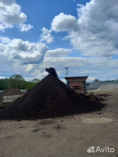 Чернозем щебень песок