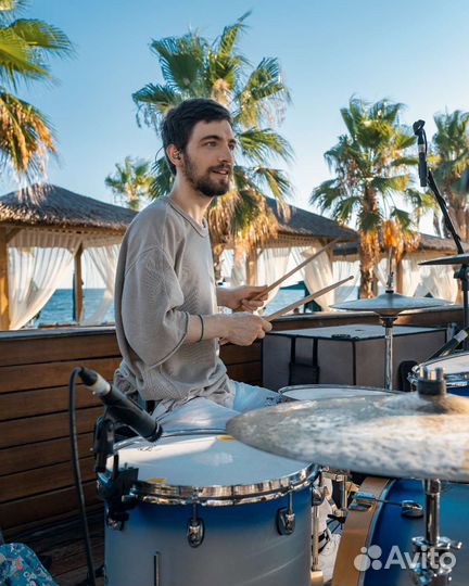 Уроки игры на ударной установке (барабаны)