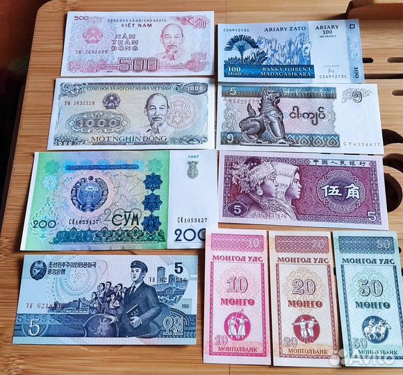 Банкноты разных стран