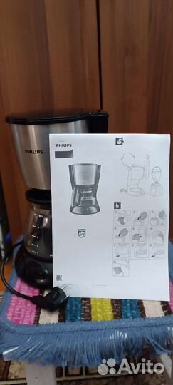 Кофеварка капельная philips