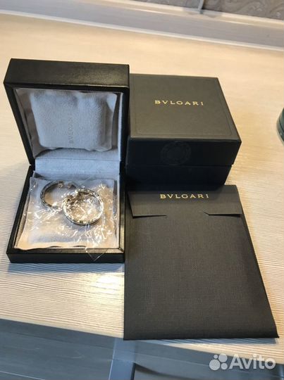 Серьги кольца Blvlgari
