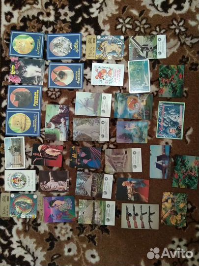 Календари 80-90 годы и иностранные