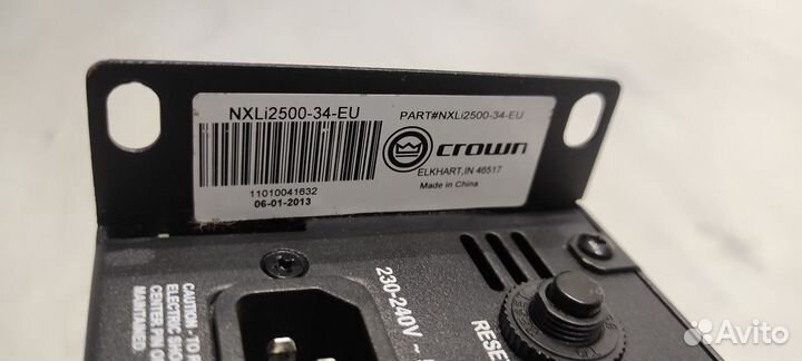 Усилитель мощности crown xli 2500