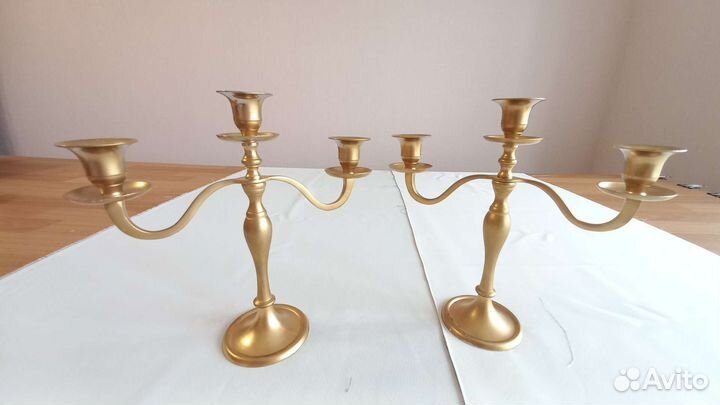 Подсвечник бронза