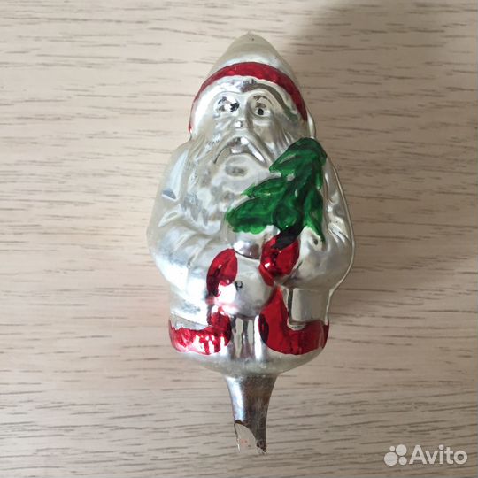 Стеклянные новогодние елочные игрушки СССР