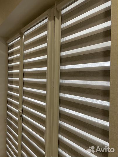 Рулонные шторы день ночь