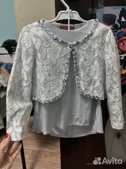 Комплект (футболка и кардиган)