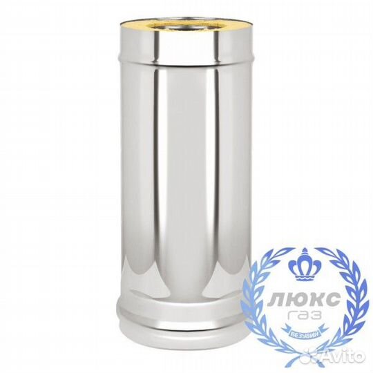 Сэндвич-труба Везувий Люкс Газ 0,5м нержаввейка, A