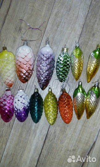 Елочные игрушки времен СССР