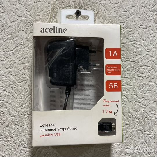 Сетевое зарядное устройство Aceline micro USB