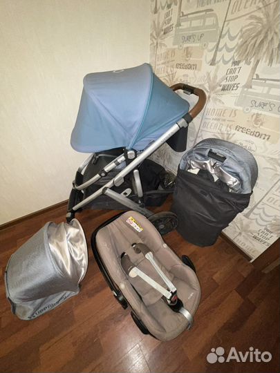 Uppababy vista 2 в 1 2018 +автокресло+ кап bugaboo