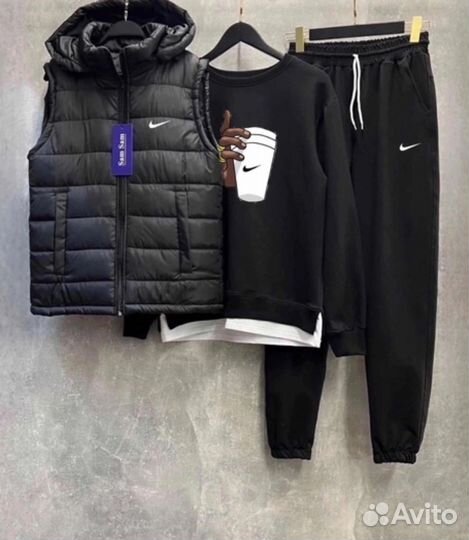 Костюм тонкий с жилетом Nike 164.170.176